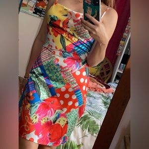 Colorful Silk Sundress!